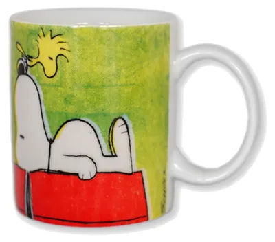 Image de Tasse Peanuts avec Snoopy et Woodstock | Céramique | Bande dessinée