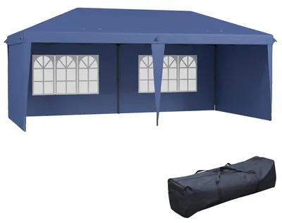 Produktbild von Faltzelt, wasserdichtes Material, Pop-Up-Design, Blau