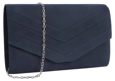 Productafbeelding van Creaher Clutch, donkerblauwe clutch, elegante avondtas, trouwtas