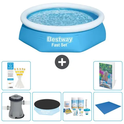 Obrázok produktu pre Bestway Fast Set, kruhový bazén - 244x61 cm - 5-dielna sada, model S251