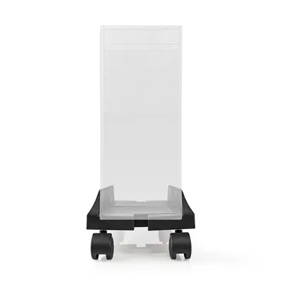 Obrázek produktu pro Nedis Stolní stojan - Nastavitelná šířka / plně pojízdný - 14,5 - 24,2 cm - 20 kg - Plast / kov - černá