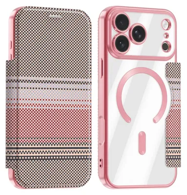 Obrázek produktu pro Obal na telefon MagSafe pro Apple iPhone 17 Pro s ochranou proti RFID, růžová