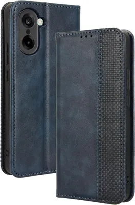 Produktbild von OnePlus Nord CE5 Hülle - Coverup Vintage Style Klapphülle - Blau