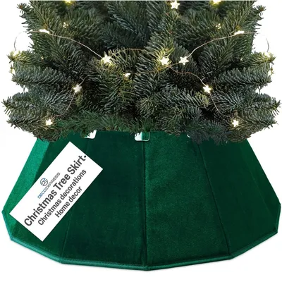 Produktbild von Weihnachtsbaumdecke Christbaumdecke Christbaumständer - Grün - Für den Weihnachtsbaum