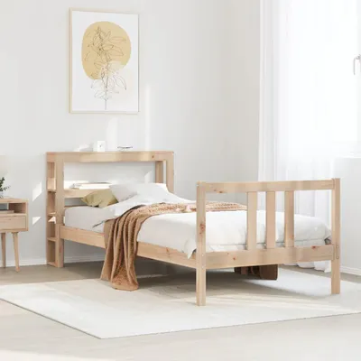 Obrázok produktu pre Maison Exclusive – posteľný rám s čelom bez matraca 90 x 190 cm