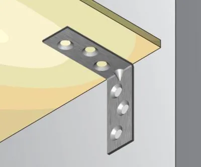 Image de Support D'angle Meuble 2X15X40X40