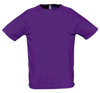 Produktbild von SOLS - "Sporty" T-Shirt für Herren Raglanärmel LT2546 (S) (Dunkel-Lila)