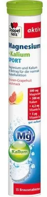 Productafbeelding van Doppelherz | Magnesium + Kalium | 15 bruistabletten