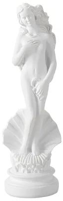 Aphrodite-Statue, 18 cm, klassisch weiß, Kunstfigur, Wohnaccessoire