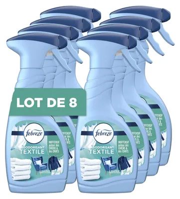 Produktbild von Textilerfrischer Textilspray Geruchsneutralisierer - 500 ml - 8 Stück - Frischer Waschduft