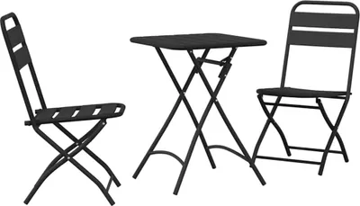 Obrázok produktu pre Bistro súprava 3 pcs Antracit Oceľ