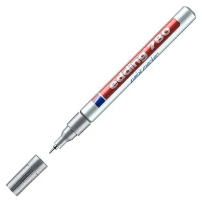 Obrázok produktu pre Edding 4780054 780 Popisovač - 0,8 mm, strieborný