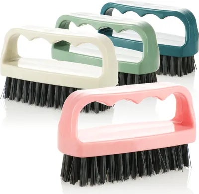 Produktbild von com-four® 4x Handwaschbürste - Nagelbürste aus Kunststoff - Handbürste - Reinigungsbürste für Hände und Fingernägel [Auswahl variiert]