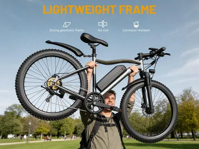 Produktbild von PiXELPiLOT 26 Zoll E-Bike Trekking E-Bikes 250W, 48V 13Ah Akku, Shimano 7-Gang, Scheibenbremsen, Federgabel, bis 60 km, 150 kg