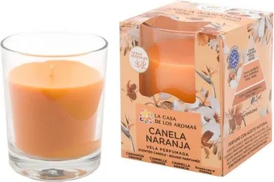 Obrázok produktu pre Sviečka s vôňou škorice a pomaranča 140g