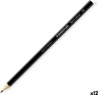 Produktbild von Staedtler Wopex Buntstifte Schwarz (12 Stück)