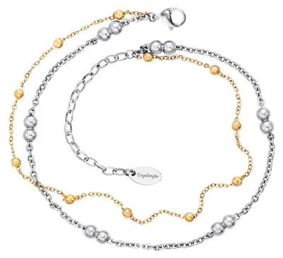 Produktbild von Engelsrufer ERFS-LILMOON-G Fusskettchen Damen Moonlight Twin Edelstahl