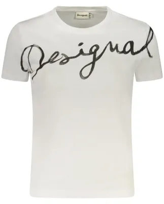 Produktbild von Weißes Damen T-Shirt mit Florenz-Druck und Rundhalsausschnitt