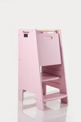 Produktbild von NOWAY - Montessori Lernturm Kitchen Helper Kinderplattform Küchenturm lackierter – rosa