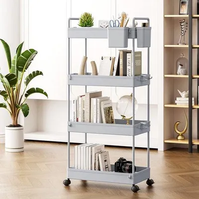 Immagine prodotto di Cassettiere con rotelle per la cucina, il trucco, il bagno e l'ufficio