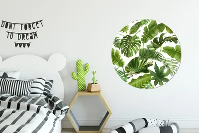 Produktbild von MuchoWow® - Wand-Kreis - Wohnzimmer - Bild - Runde - Wanddeko - Dibond - Kunstdrucke