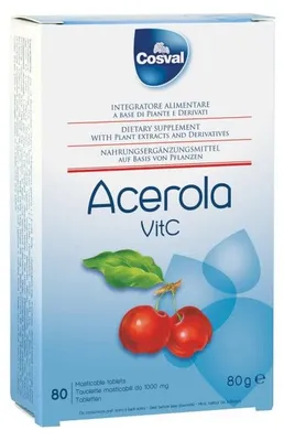 Produktbild von ACEROLA Vitamin C, 80 Tabletten