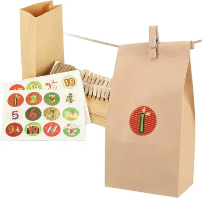Imagen del producto de Calendario de Adviento para rellenar tú mismo - Calendario navideño para manualidades