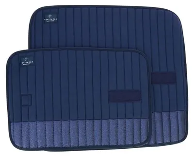 Immagine prodotto di Equitheme, coprimaterassini scintillanti per bendaggi equini, confezione da 4 pezzi, colore blu. Taglia unica