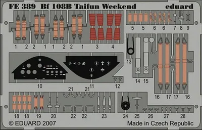 Produktbild von Eduard Accessories Bf 108B Taifun Weekend für Eduard Bausatz 7242389