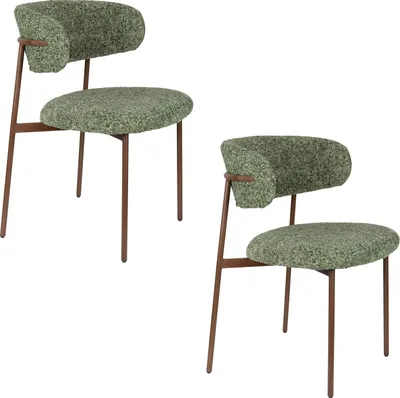 Produktbild von Housecraft Living Claes Esszimmerstuhl Grün - 2 er Set