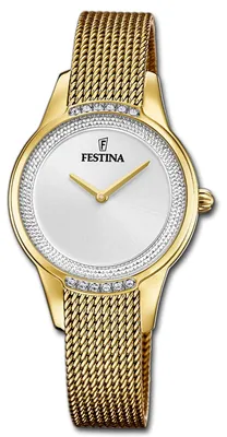 Immagine prodotto di Orologio da polso da donna, acciaio inossidabile, placcato in oro, modello F20495/1, collezione Festina Mademoiselle, codice prodotto D3UF20495/1