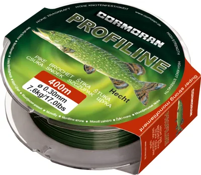 Produktbild von CORMORAN Profiline Hecht, 400m, 0,35mm, 9.9kg / 21,83lbs, Angelschnur, 36-141335