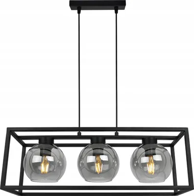 Produktbild von Hängelampe Käfig elegante Glaskugel