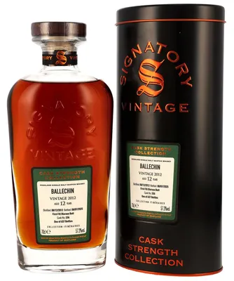 Produktbild von Ballechin 12 Jahre - 2012/2025 - Signatory Vintage - First Fill Oloroso Butt - Cask #536 - Highland Single Malt Scotch Whisky
