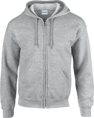 Image de Veste à capuche Gildan Heavy Blend BC471 (L) (Gris sport)