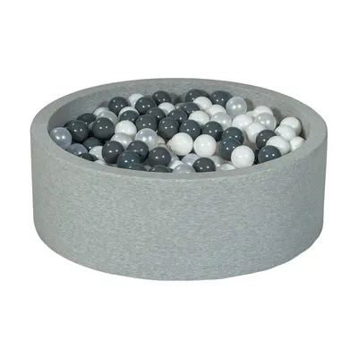 Produktbild von Bällebad Spielplatz + 450 Bälle weiß, perle, grau