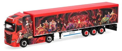 Iveco S-Way Schiebeboden-Lkw 1:87 Kunststoffmodell