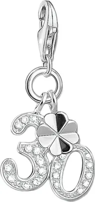 Produktbild von Thomas Sabo - Charm Anhänger "30" Silber - Zirkonia - 1237-0