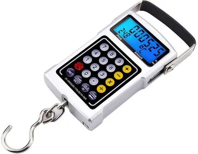 Obrázek produktu pro Digitální váha na ryby 7 v 1 s háčkem - 50 kg, elektronická váha na ryby