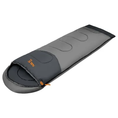 Obrázek produktu pro Prodloužený spací pytel NILS Camp NC2008 antracit/oranžový