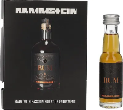 Produktbild von Rammstein Premium Rum 40% Vol. 0,02l in Geschenkbox