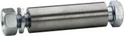 Produktbild von Achszubehör Befestigungsset für Einbauräder, Stahl verzinkt, 20 x 75 mm Nabe