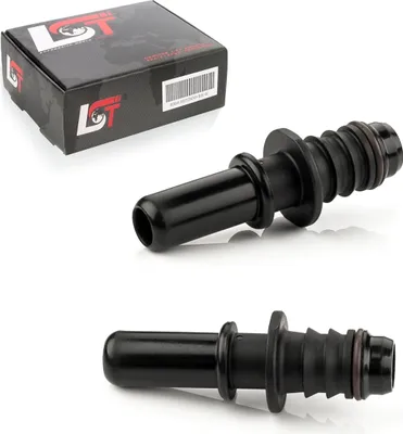 Produktbild von 2x Gegenstück Schnellkupplung gerade Kraftstoffleitung 11,8 x 12 für TOYOTA FIAT