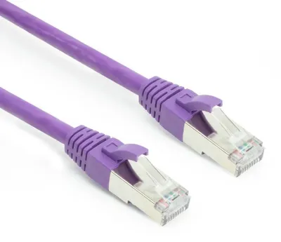 Image de ACT FB2325 Netzwerkkabel 25 m Cat6a S/FTP (S-STP) Violett (FB2325)