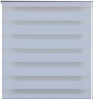 Obrázek produktu pro vidaXL Roleta Zebra 120,9 x 230 cm, šířka látky 116,7 cm, bílá