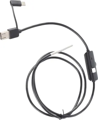 Zdjęcie produktu dla AN100?3.9 3.9mm Endoskop Kamera inspekcyjna wysokiej rozdzielczości Rurociąg Telefon komórkowy Boroskop LED dla przemysłu samochodowego Przewód twardy 1m / 3.3ft
