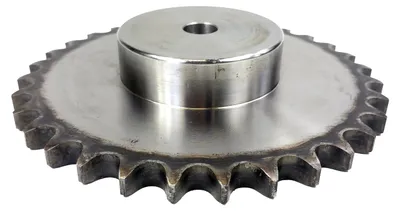 Immagine prodotto di Pignone 16B a 32 denti con mozzo, temprato, P: 25,4, 1″ Ozdowski a fila singola
