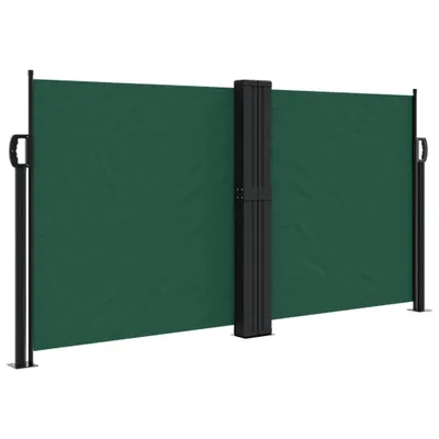 Immagine prodotto di vidaXL Tenda laterale estensibile Verde scuro 120x1200 cm