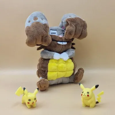 Produktbild von Pokemon Grebbit Kuscheltier - 16 cm Plüschtier Diggersby