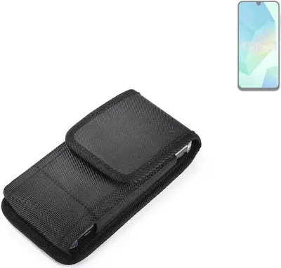 Produktbild von Holster Gürteltasche kompatibel mit Samsung Galaxy A16 4G Holster Gürtel Tasche wasserabweisend Handy Hülle Schutz Hülle Outdoor schwarz K-S-Trade